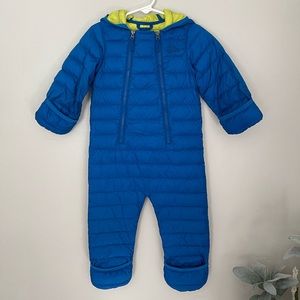 L.L. BEAN | Ultralight 650 Down Bunting | Blue & Green | 12-18 months - 2T